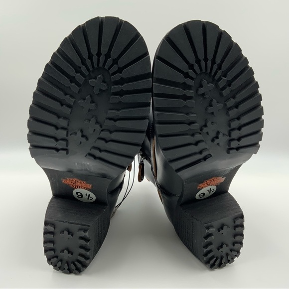 Harley-Davidson Lalanne Black Motorcycle Women’s Harness Boots. Size 9.5. (NWT). - Picture 11 of 11